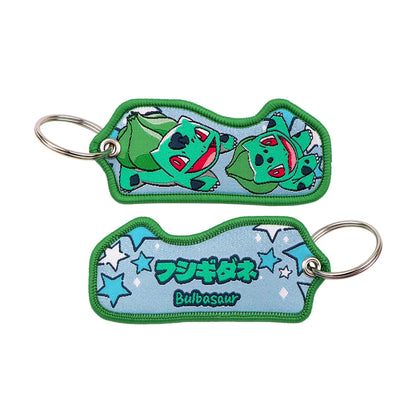 Kawaii Japanese Elf Anime Embroidery Key Fobs Key Tag Motorcycles Cars Backpack Chaveiro Keychain Fashion Keyring Friends Gifts