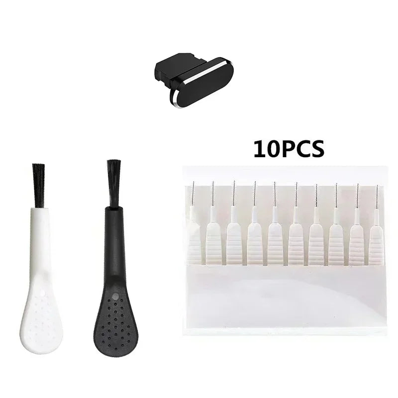 For iPhone Cleaning Kit Speaker & Port Cleaner Brush Set Dustproof Tool for 14 13 Pro Max Mobile Phone