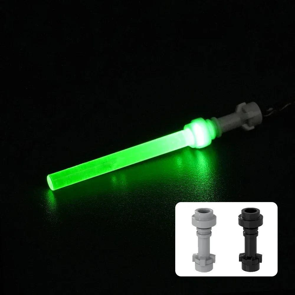 Famous Star Movies LED USB Glowing Light saber Building Block Weapon Accessories Toys Children Boy Educational Birthday Toys DIY