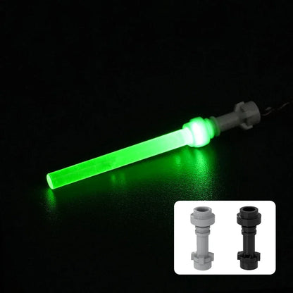 Famous Star Movies LED USB Glowing Light saber Building Block Weapon Accessories Toys Children Boy Educational Birthday Toys DIY