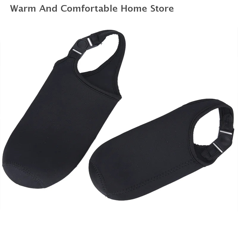 【SE】Portable Water Bottle Insulated Neoprene Holder Pouch Bag 420ML/550ML/750ML Travel Thermos Cup Cover With Adjustable Strap