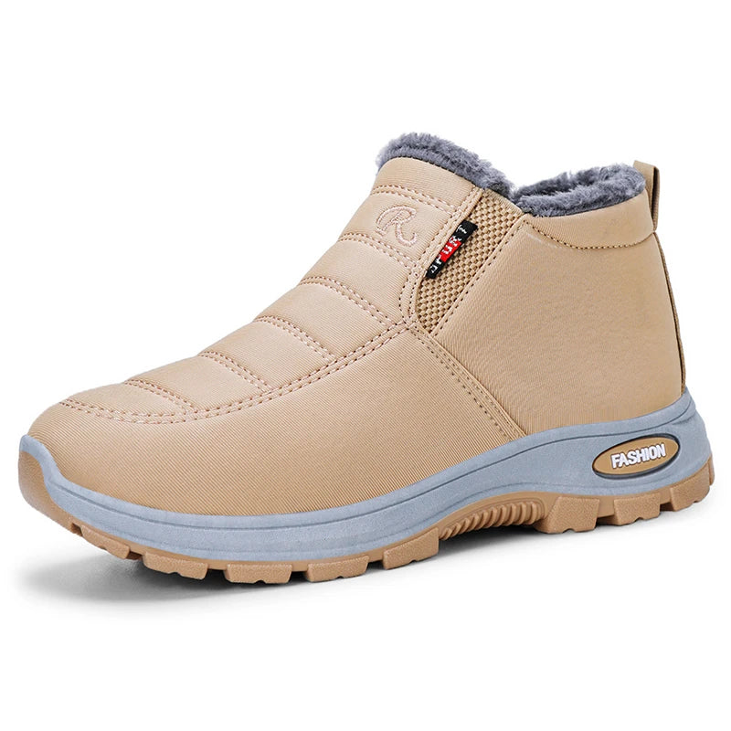 Winter New Women's Warm Cotton Boots Fleece-lined Thickened Waterproof Non-slip Women's Cotton Shoes Snow Boots