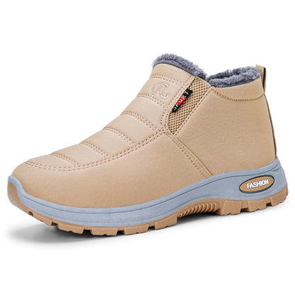 Winter New Women's Warm Cotton Boots Fleece-lined Thickened Waterproof Non-slip Women's Cotton Shoes Snow Boots