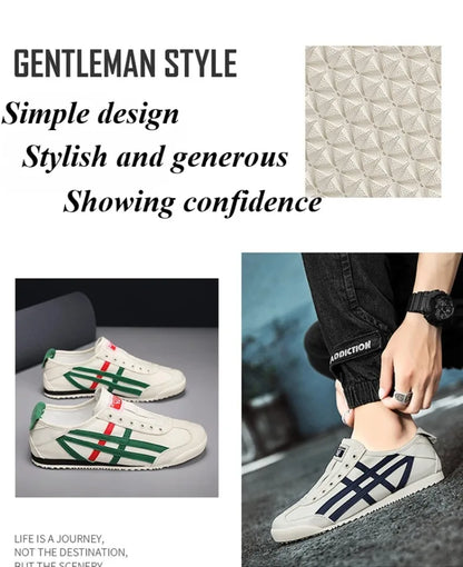 Кроссовки Мужские Men's Shoes Fashion Outdoor Casual Footwear Light Walking Flats Men's Sneakers Lace Up Flats Zapatillas Hombre