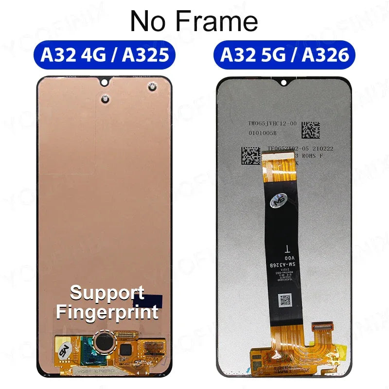 For Samsung Galaxy A32 4G LCD SM-A325F Display Touch Screen Digitizer For Samsung Galaxy A32 5G LCD SM-A326B Replacement