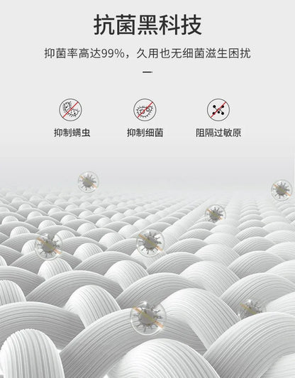 ‌A-Class Soybean Fiber Mattress, Thickened Anti-Bacterial Latex Topper, Breathable Silent Bed Pad, Skin-Friendly Tatami Cushion