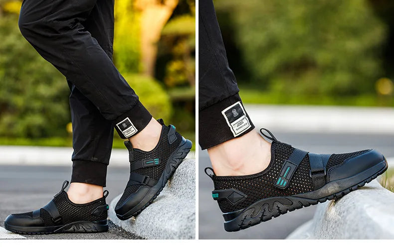 Breathable Summer safety shoes anti-puncture safety work sneakers plastic toe safety shoes 6kv insulated electrician work shoe