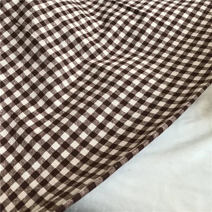 145cm Wide Printed Cotton and Linen Fabric Small Floral Patterns Retro Shirt Dress DIY Clothing Sewing Fabric 90% Cotton Content