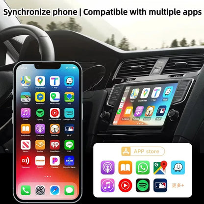 NEW mini Wireless CarPlay Android Auto Wireless Adapter Smart Mini Box Plug And Play WiFi Fast Connect Universal