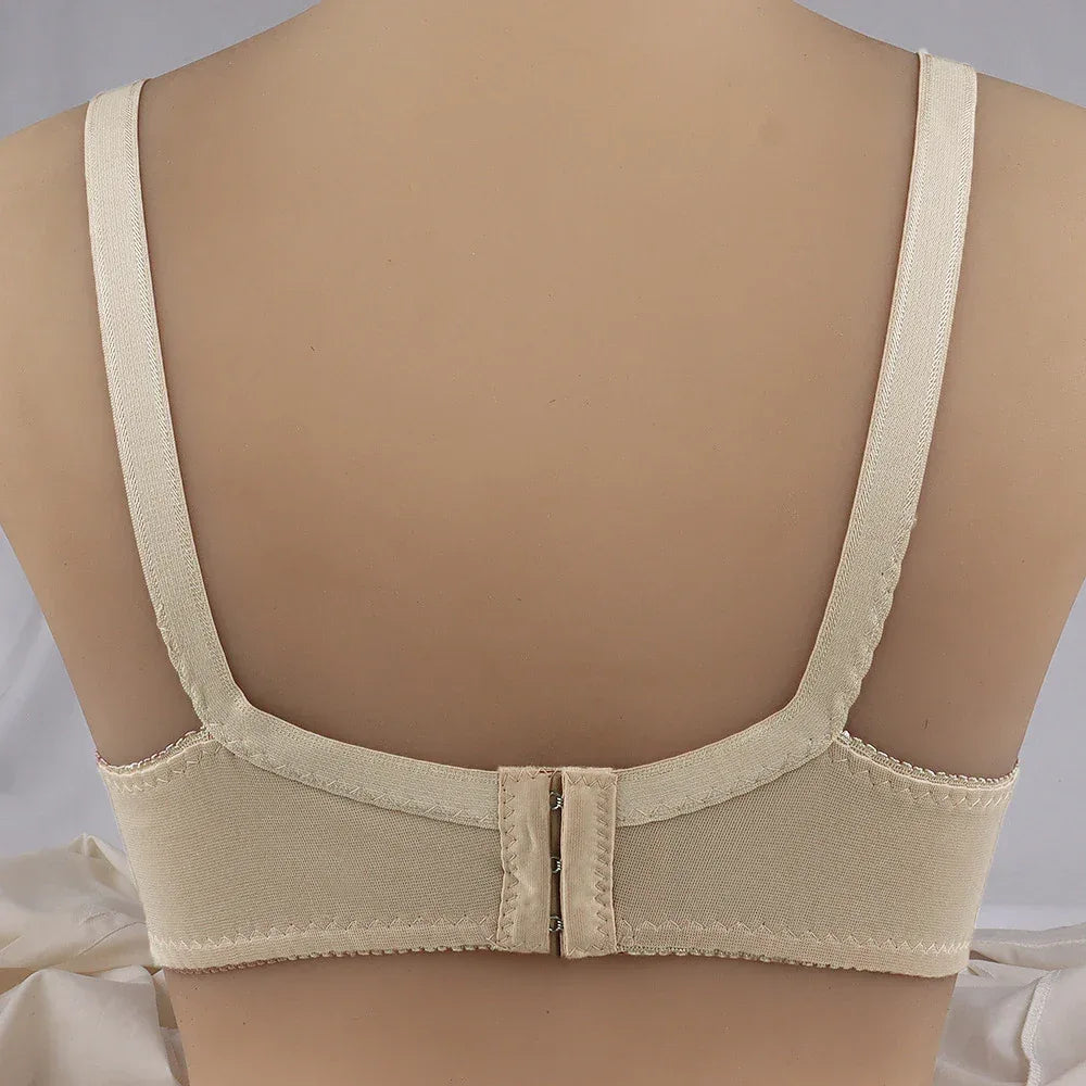 Ruralbras Sexy Women's Bras Wireless Full Coverage D/E/F for Plus Size Non Padded Comfort Soft Bra Minimizer Top Female Lingerie