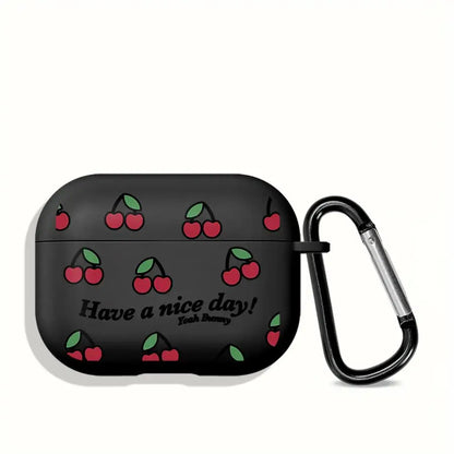Cartoon Cherry Lichee Earphone Cases Cover Case For Airpods 2 3 1 Pro2 Pro Pro3 4