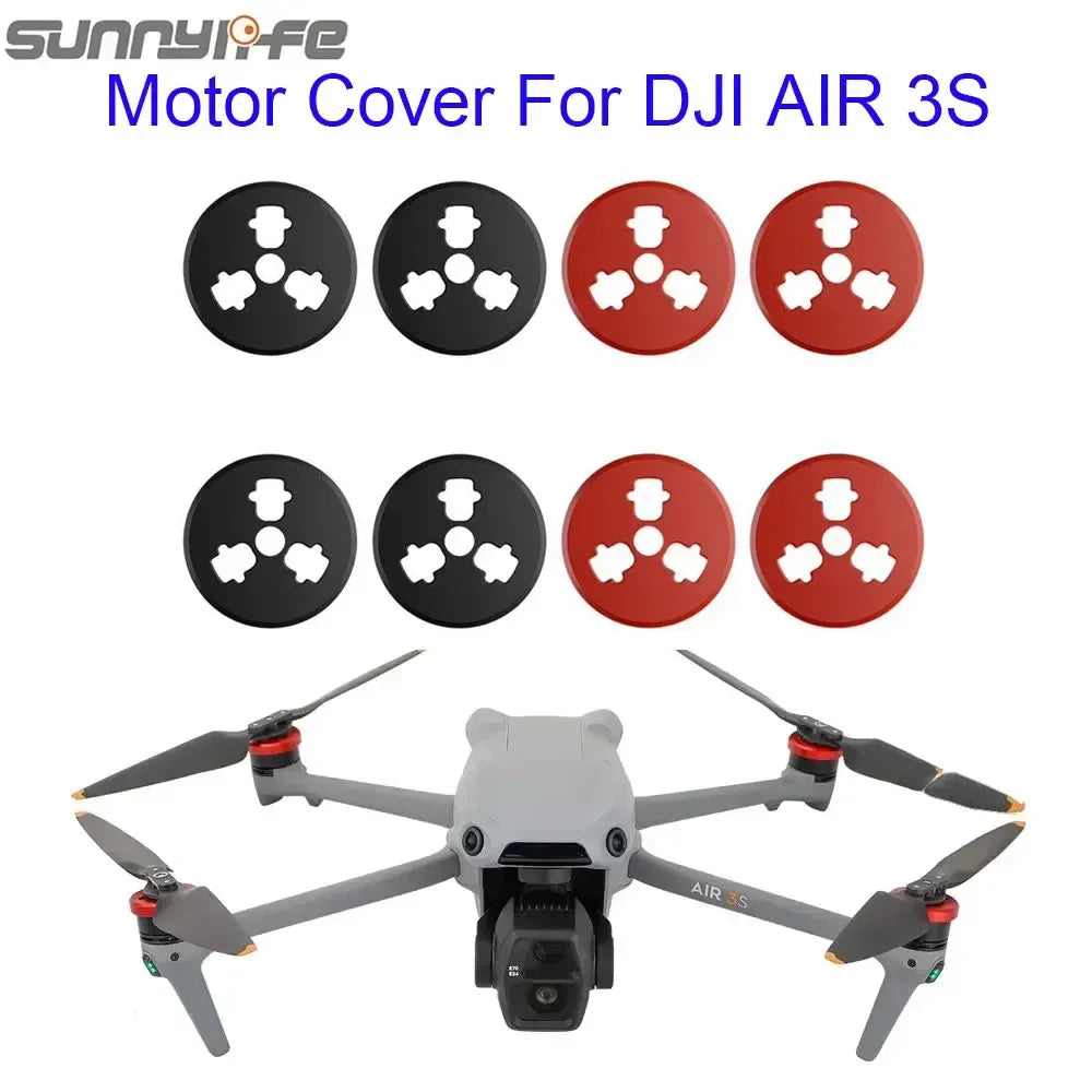 For DJI AIR 3S Motor Guard Aluminium Motor Cover Cap Hood Accessories Cover Against Paddles Dust-Proof Engine Protector