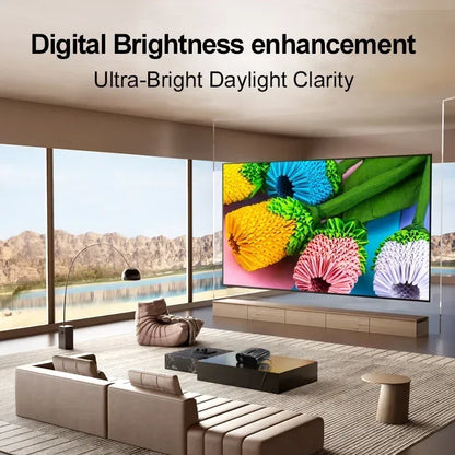 Smart 2K 4K Full HD 1080P Portable Projector Auto Focus Android WiFi Home Cinema Outdoor Game Video Beam Karaoke Projector
