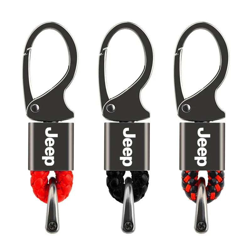 Car Keychain Auto Keyring Accessories For Jeep Renegade Compass Grand Cherokee Wrangler jk Gladiator Patriot