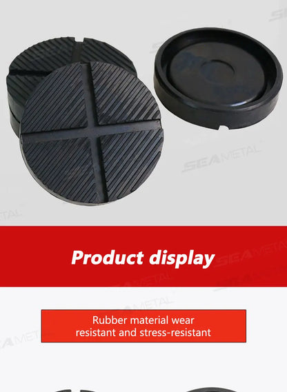 SEAMETAL 3 Sizes Universal Rubber Jack Pad Support Pinch Weld Slotted Floor Frame Rail Adapter Car Removal Repair Tool