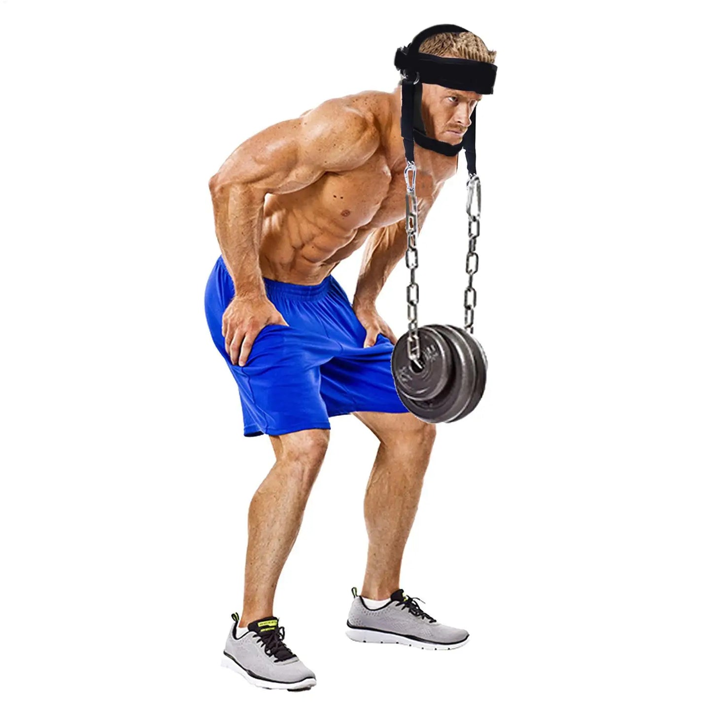 Head Harness Sports Neck Training Exerciser Strap Muscle Builder Home Gym for Strength Fitness Weight Lifting Workout Boxing MMA