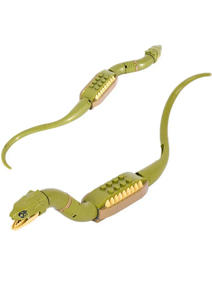 1Pcs Magical Basilisk snake Building Block Double-deck Bus Toys Brick for Kids Children Gift