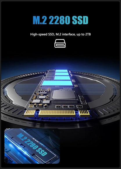 AMD Mini PC Gamer Ryzen 9 6900HX Ryzen 7 6800H ES 2xDDR5 2xLAN 2.5G NVMe USB4 WiFi6E Windows 11 Pro Desktop Mini Gaming Computer