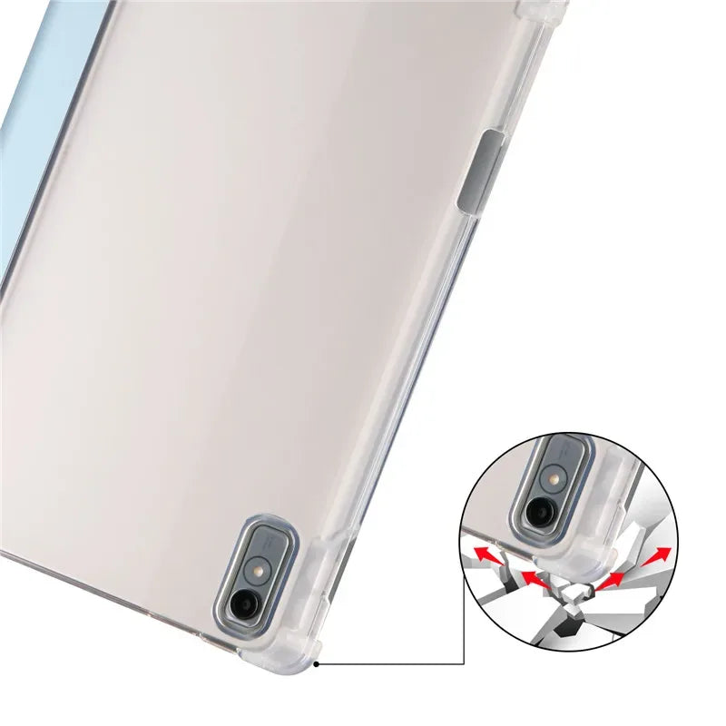 Coque For Lenovo Xiaoxin Pad Pro 2025 Case PU Leather Soft Back Stand Cover For Xiaoxin Pad Pro 12.7 2025 Case with Pen Holder