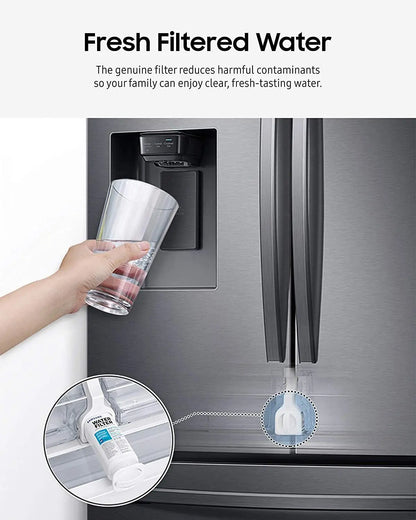 4 PCS DA97-17376B Refrigerator Water Filter Compatible For Samsung HAF-QIN/EXP, HAF-QIN, DA97-08006C, RF28R7351SG, RF23M8070SR