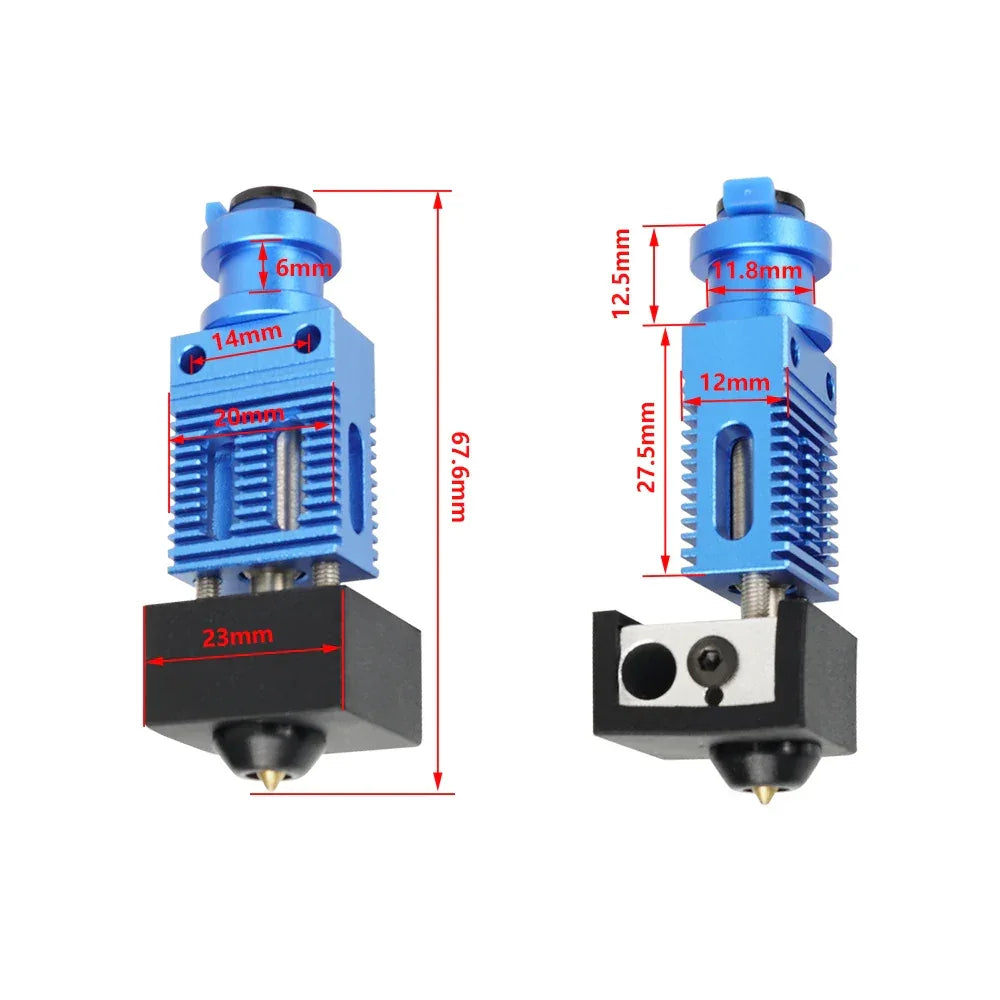 High Quality 3D Printer Parts Hotend Print Head MK8 Extruder Kit J-head Hot End For Creality CR10 Ender 3 S1 CR10S Pro CR-6 SE