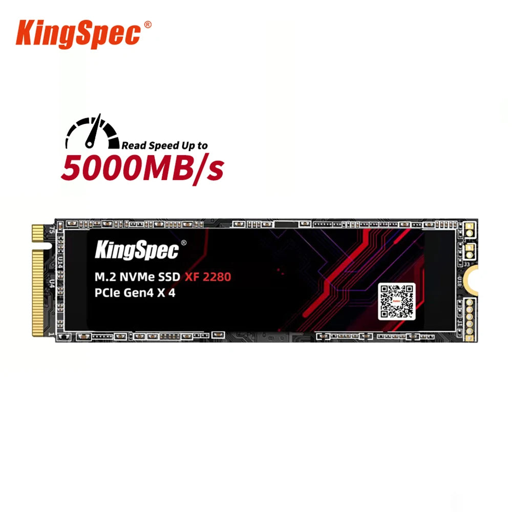 KingSpec M2 PCIe4.0 NVMe SSD 512G 1TB 2TB PCIe3.0 500g 4tb Hard Drive Hard Drives Hdd Disk hd for Laptop Desktop PS4 PS5