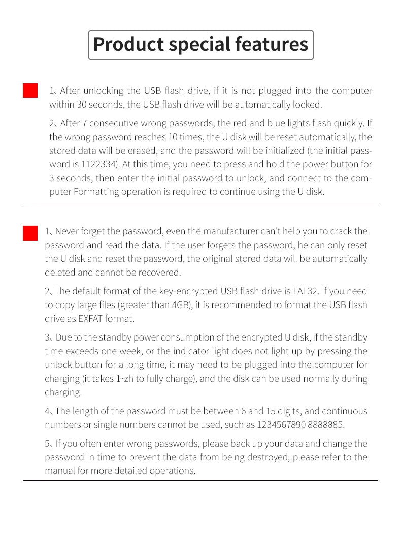 DM FD063 256-bit Encrypted USB Drive Password Secure Flash Drive USB3.0 U Disk Support Reset/Wipe/Auto Lock Function