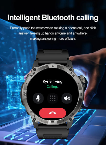 NORTH EDGE NEW GPS Smart Watch 1.43'' HD AMOLED Display Built-in GPS Altitude Barometer Compass Bluetooth Phone Call Smartwatch