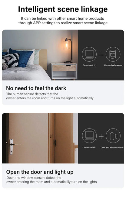 AUBESS Tuya WiFi Smart Switch 16A DIY Breaker Relay Module Smart Home Smart Life App 2 Way Remote Control Via Alexa Google Home