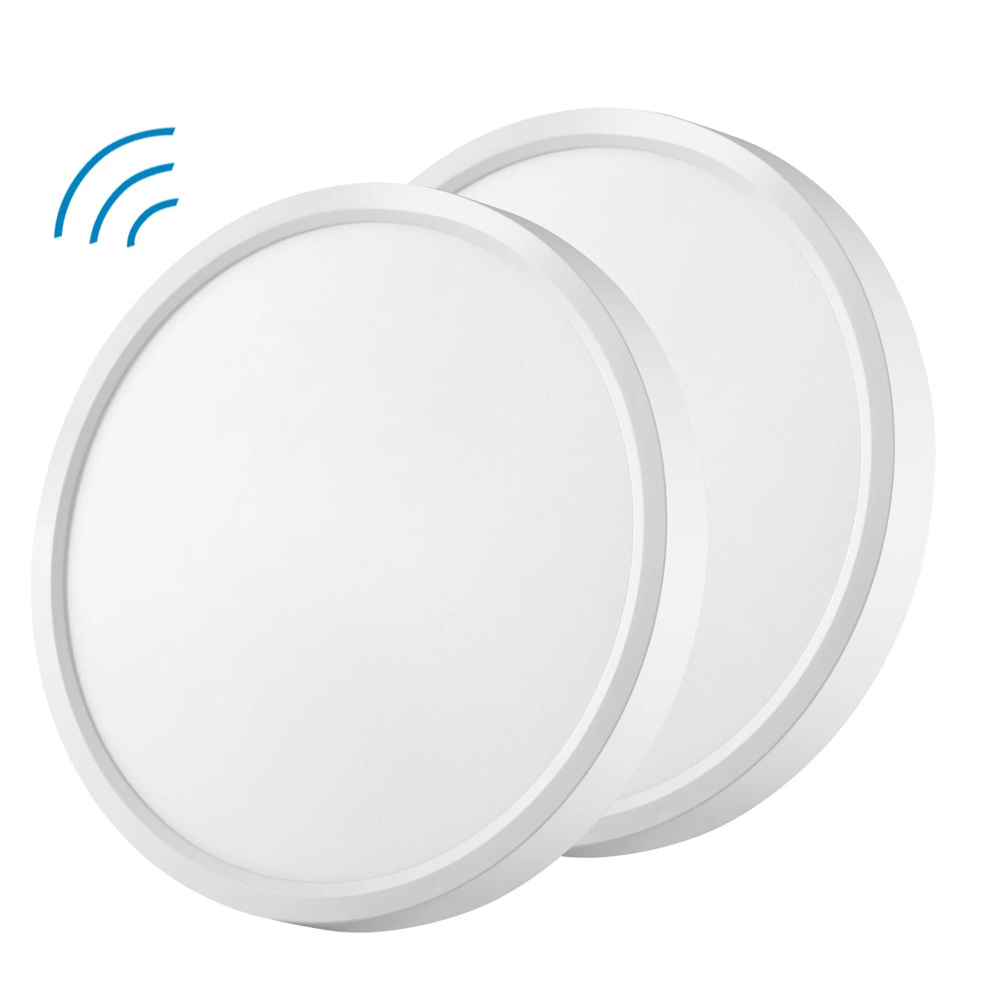 Oeegoo 24W LED Ceiling Light with Radar Motion Sensor, 2400 LM LED Lamp with Motion Sensor Indoor Round, 4000K, φ30CM