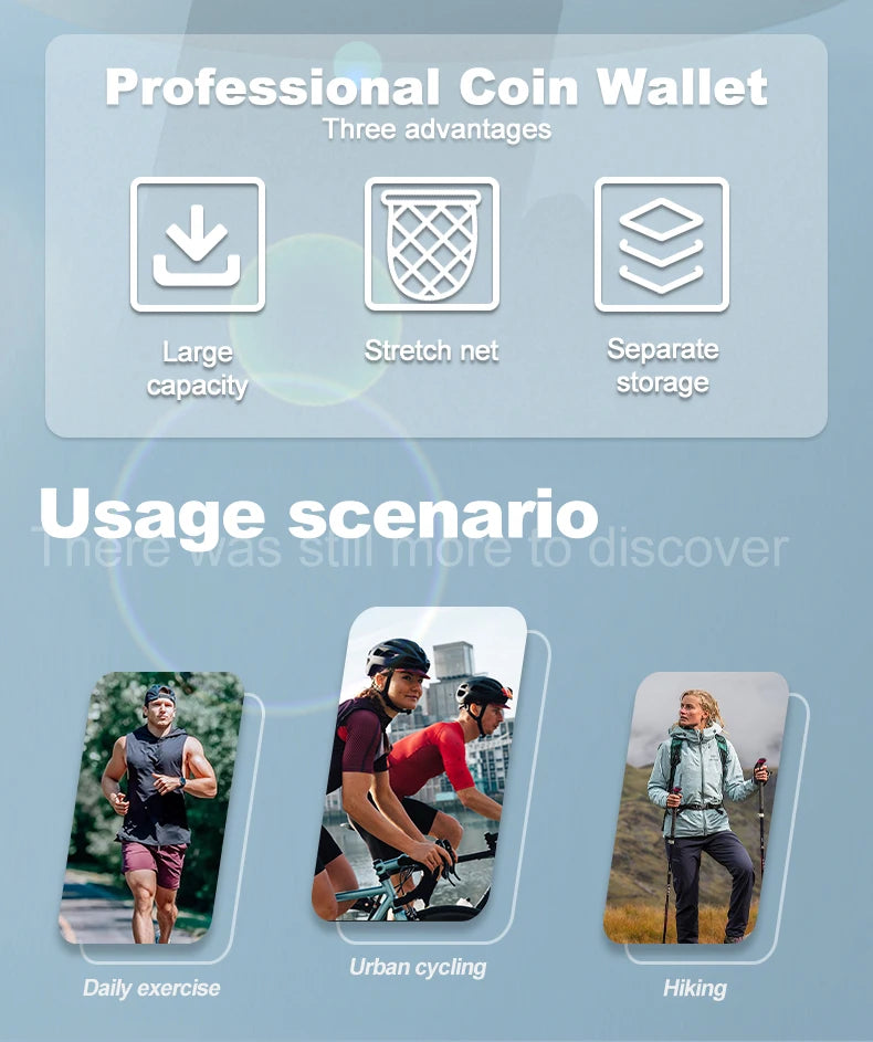 X-TIGER Bicycle Phone Bag Cycling Jersey Bag Lightweight and Portable Multifunctional Handbag Wallet Cycling Equipment