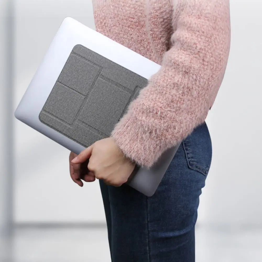 Foldable Tablet PU Stand for 12.5 13 14 15 16inch Laptop Holder Computer Tablets Bracket Adjustment Mount Office Accessories