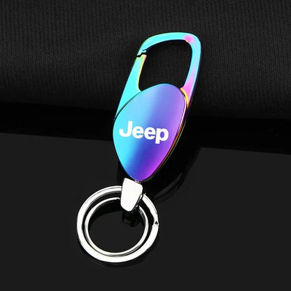 Car Keychain Auto Keyring Accessories For Jeep Renegade Compass Grand Cherokee Wrangler jk Gladiator Patriot