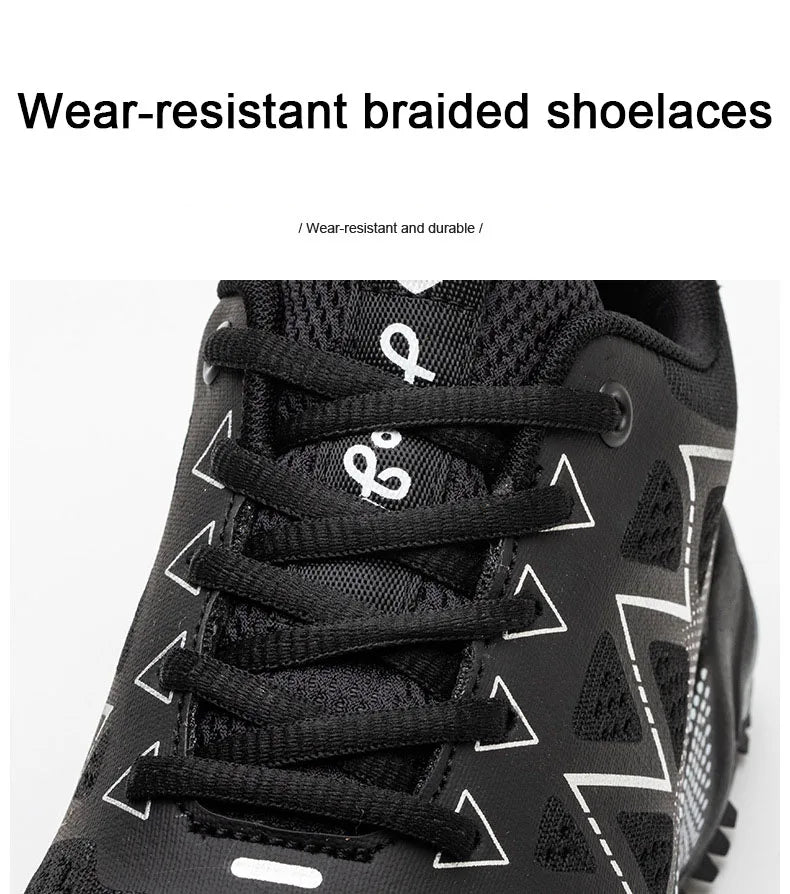 Oulylan Puncture Proof Work Safety Boots Man Breathable Work Shoes Male Men's Fashion Safety Shoes  Steel Toe Sneakers