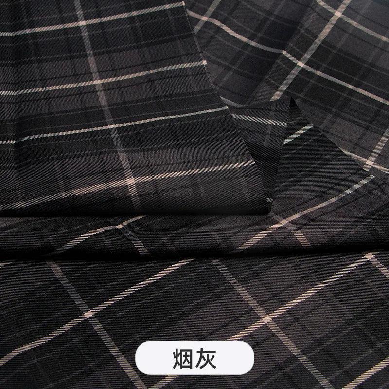 Plaid Fabric By The Meter for Japanese Jk Uniform Skirts Clothing Hair Band Clothes Pillowcases DIY Sewing Textile Anti Wrinkle