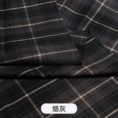 Plaid Fabric By The Meter for Japanese Jk Uniform Skirts Clothing Hair Band Clothes Pillowcases DIY Sewing Textile Anti Wrinkle