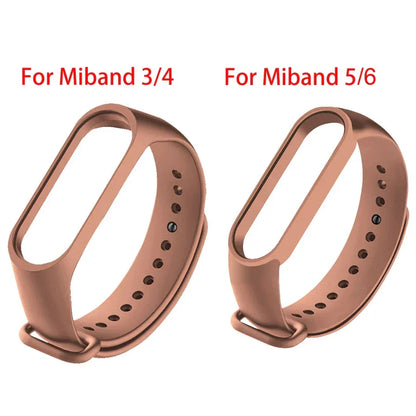 Colors Bracelet for Xiaomi Mi Band 7 6 5 Sport Strap Watch Silicone Wrist Strap For Xiaomi Mi band 5 6 Bracelet Miband 4 3 Strap