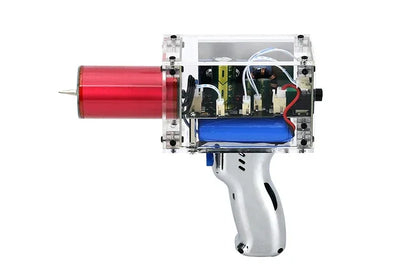 Third Generation Plus Official Enhanced Version 80W 6A Tesla Coil Gun Handheld Magnetic Energy Generator with Power Adapter