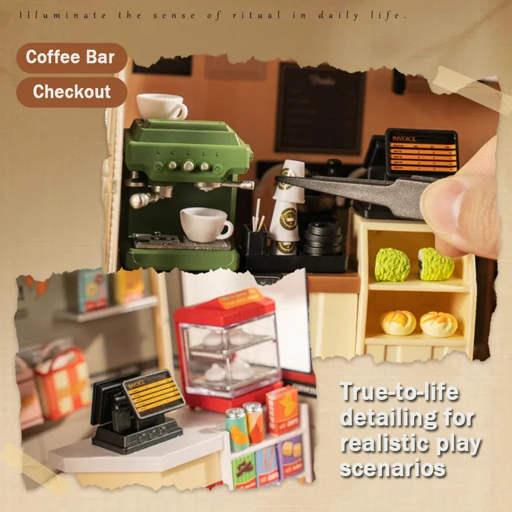 New DIY Miniature House Model with Soft Lights, High-Detail Quality, Easy 1-Hour Assembly, Perfect Birthday & Christmas Gift