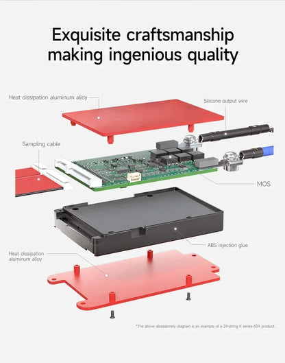 DALY BMS 3S 4S 6S 7S 10S 12S 13S 14S 15S 16S Li-ion And LiFePO4 32650 21700 18650 BMS 15A To 100A With Balance Function And NTC