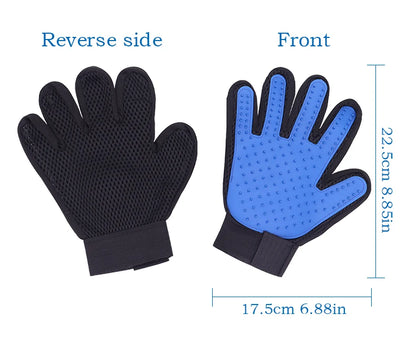 Pet Glove Cat Grooming Glove Cat Hair Deshedding Brush Gloves Dog Comb for Cats Bath Hair Remover Clean Massage Brush For Animal
