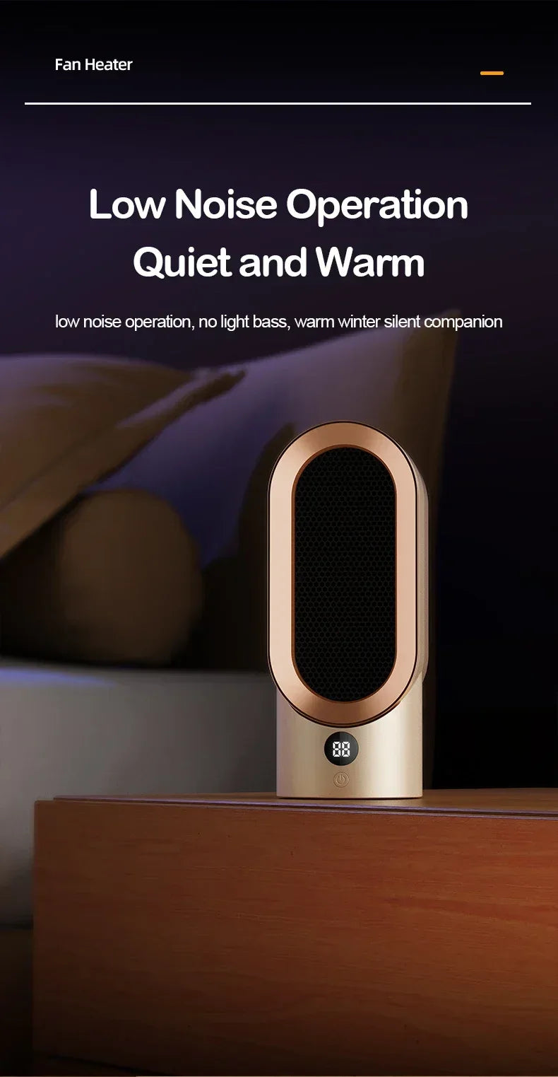 PTC heater, household heater, small electric heater, small sun desktop heater, ceramic hot air fan, European/American standard