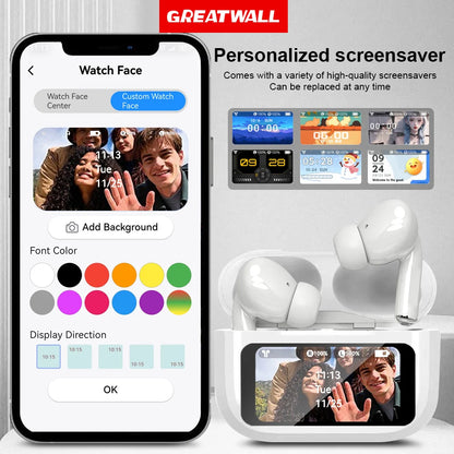 Nouveaux écouteurs sans fil Bluetooth Air Pro : réduction de bruit active (ANC), son HiFi, faible latence, musique HD, commandes tactiles.