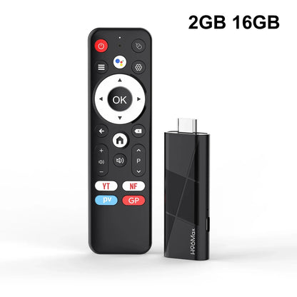 H96 MAX RK3518 Android14 Smart mini TV stick Wifi6 BT5.4 4K HD 3D Quad-Core Ethernet Google Voice Assistant Media Player TV Box