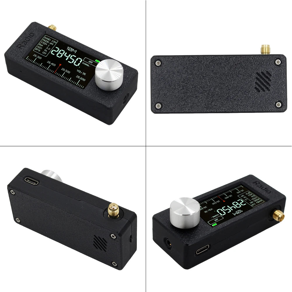 SI4732 0.5-108mhz Portable Radio 1.9inch IPS Screen Pocket Mini Radio LSB USB AM FM FM/AM Radio HF SW MW VHF Radio