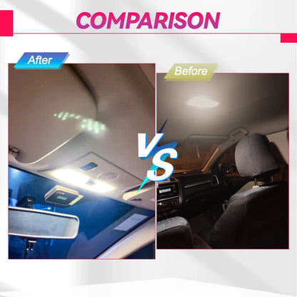 Dome Light Interior 24 LED Ultra Bright 12 Volt LED White Lights For Ford Focus MK 2 Ambient Lamp Night Reading Atmosphere Light