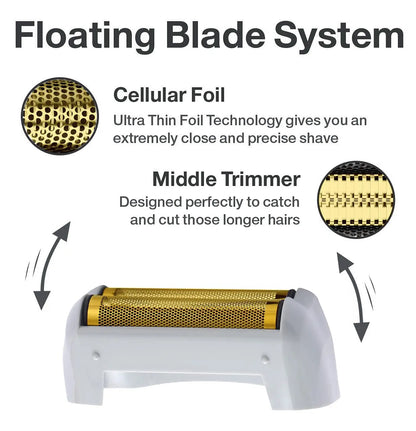 Professional replacement shaver Head Blade set For andis titanium foil shaver TS-1 ,TS-2 replacement Foil & Cutter