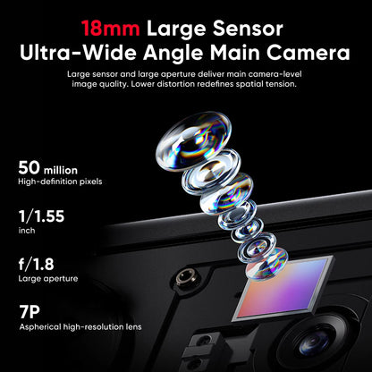nubia Z80 Ultra 5g Smartphone Global Version Snapdragon 8 Elite Gen 5 6.85'' 144Hz OLED Display 7200mAh 80W Fast Charging 64Mp