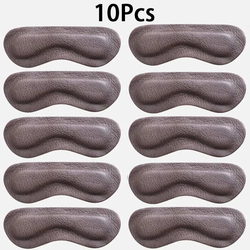 Cowhide Heel Protectors Stickers Sneakers Heels Feet Pads Genuine Leather Non Slip Shoe Pads Foot Pain Relievers Shoes Inserts
