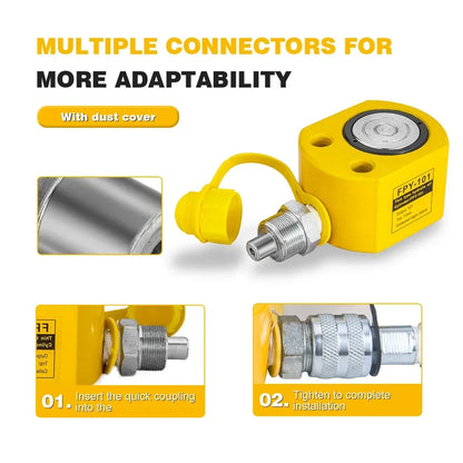 Multi stage Low Height Hydraulic Cylinder Jack Ram Portable Hydraulic Lifting Jack Split Hydraulic Booster for Machinery Bridge